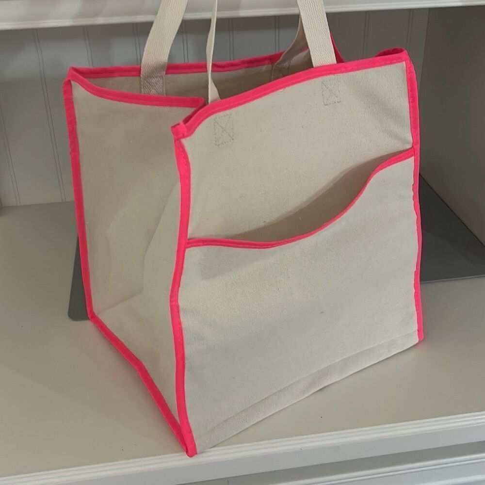 MACYS Canvas Tote Bag NWOT - Picture 3 of 4